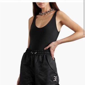 David Koma High Hip Cut Tank Bodysuit 6